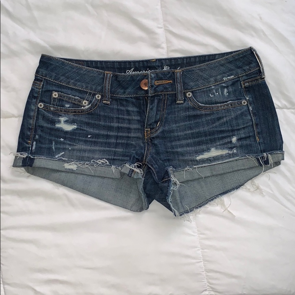 American Eagle Distressed Jean Shorts